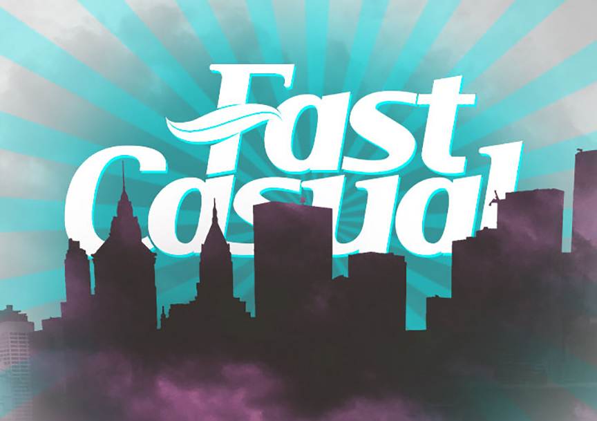FastCasual Executive Summit logo over city skyline